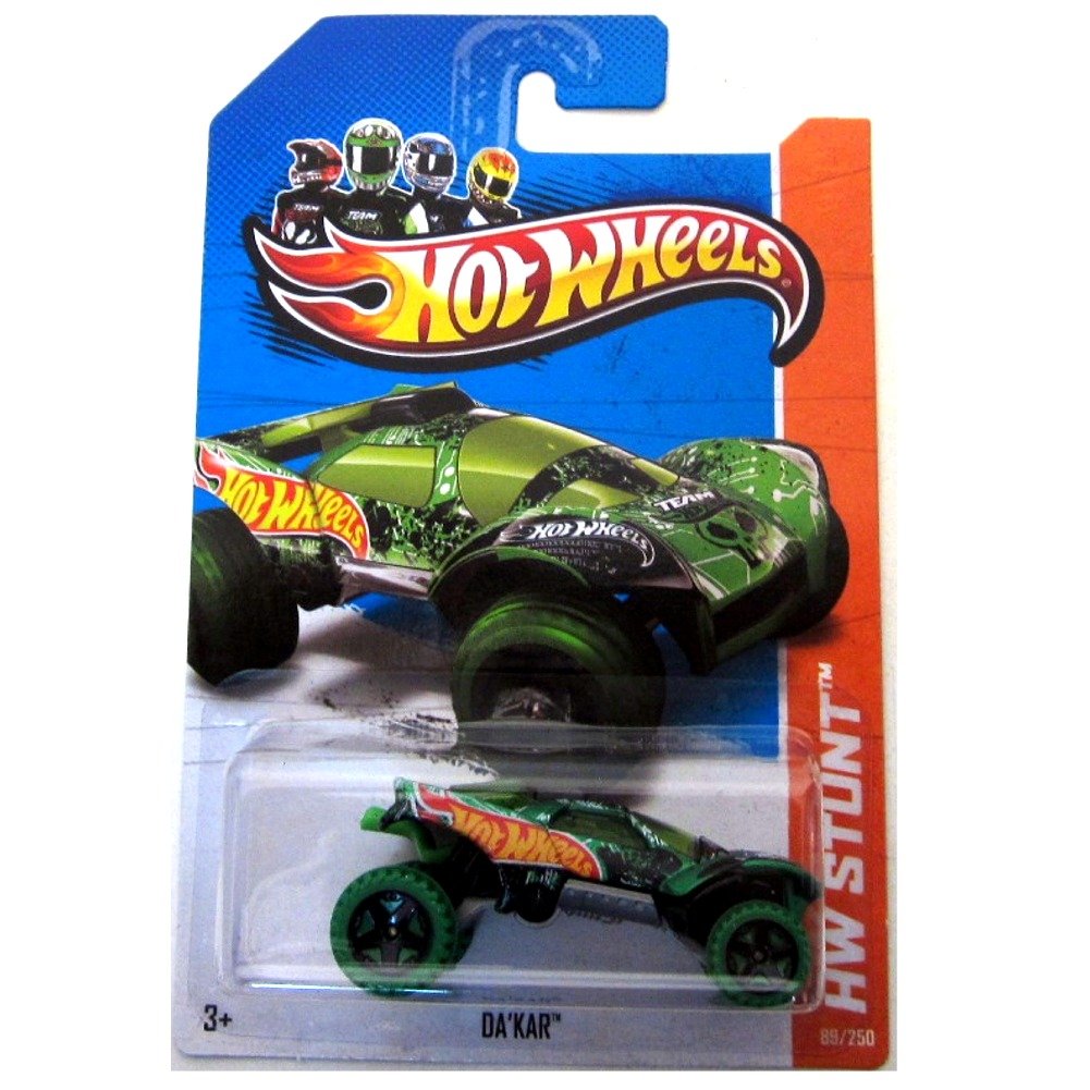 Amazon.com: Hot Wheels Hw Stunt 2013 Da'kar 89/250 Green