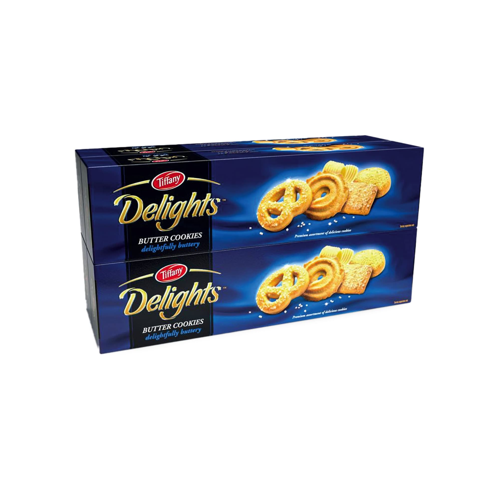 Tiffany Delights Butter Cookies, 4 x 80 g
