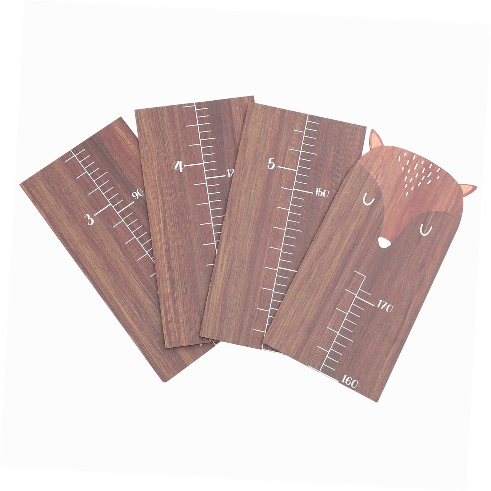 ERINGOGO 1 Set Wooden Growth Chart for Boys and Girls Wall Height Measurement Ruler Safe Easy Installation Nursery Decor