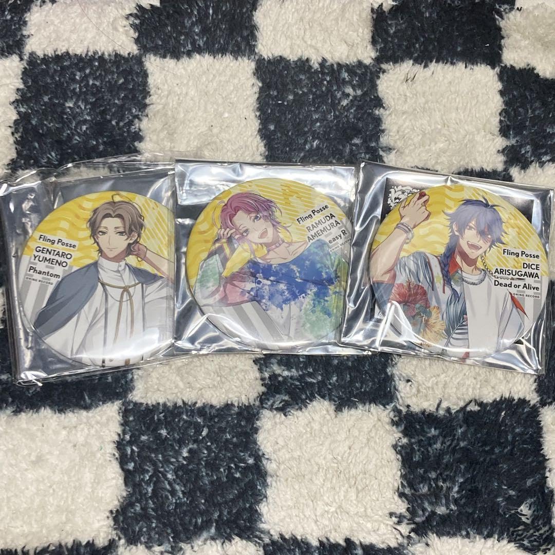 Amazon.co.jp: ヒプマイ 飴村乱数 夢野幻太郎 有栖川帝統 缶バ EW03