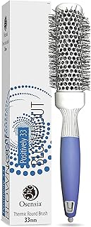 Sponsored Ad - Professional Round Brush for Blow Drying - Small Ceramic Ionic Thermal Barrel Brush for Sleek, Precise Heat...