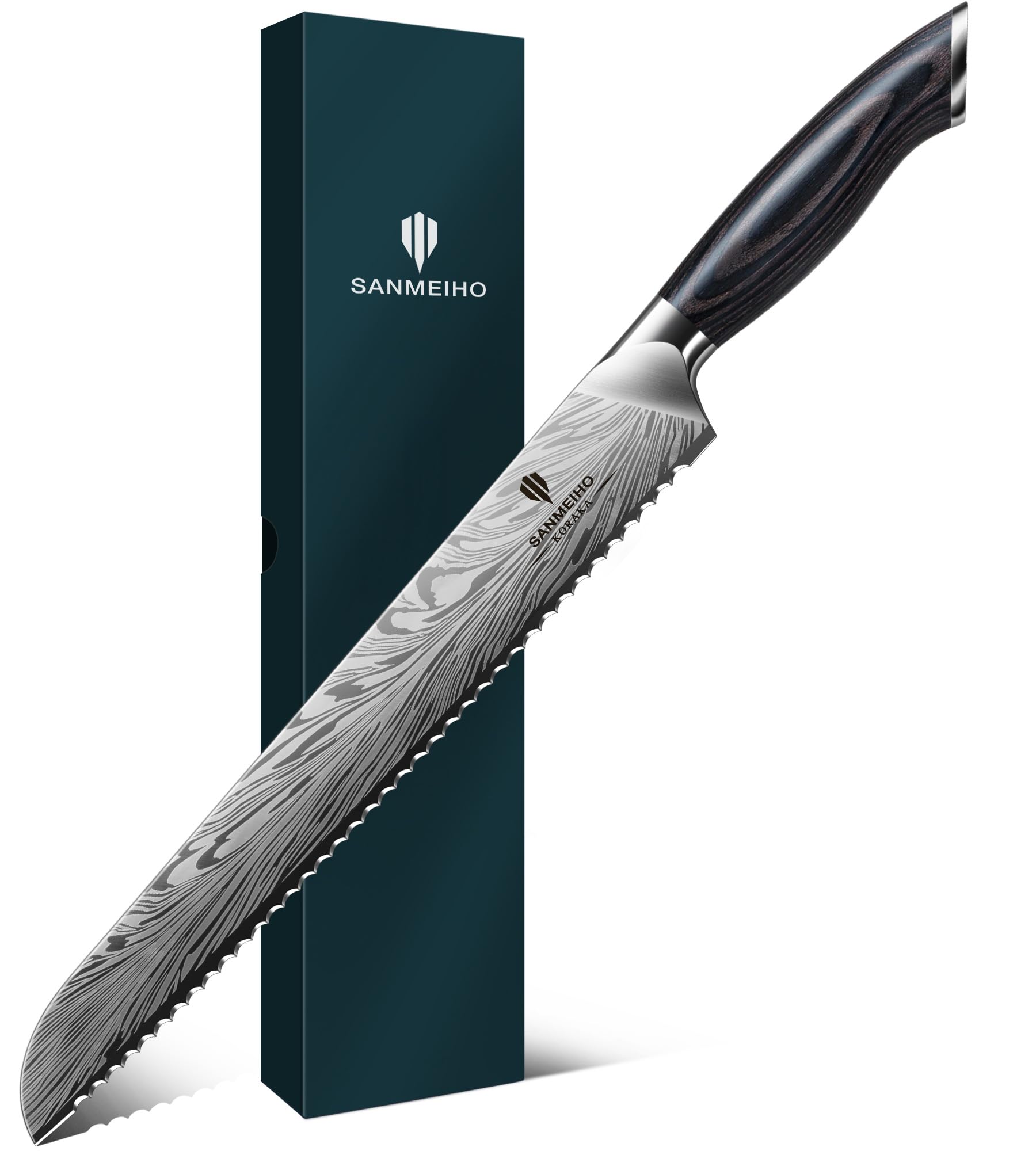 SANMEIHO Powder Steel Bread Knife