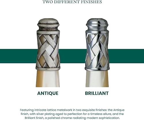 Miniatura 4 de Vietri Aladdin - Cubertería italiana de acero inoxidable 1810 con acabado brillante que incluye cuchillo de colocar, tenedor, cuchara, cucharadita y