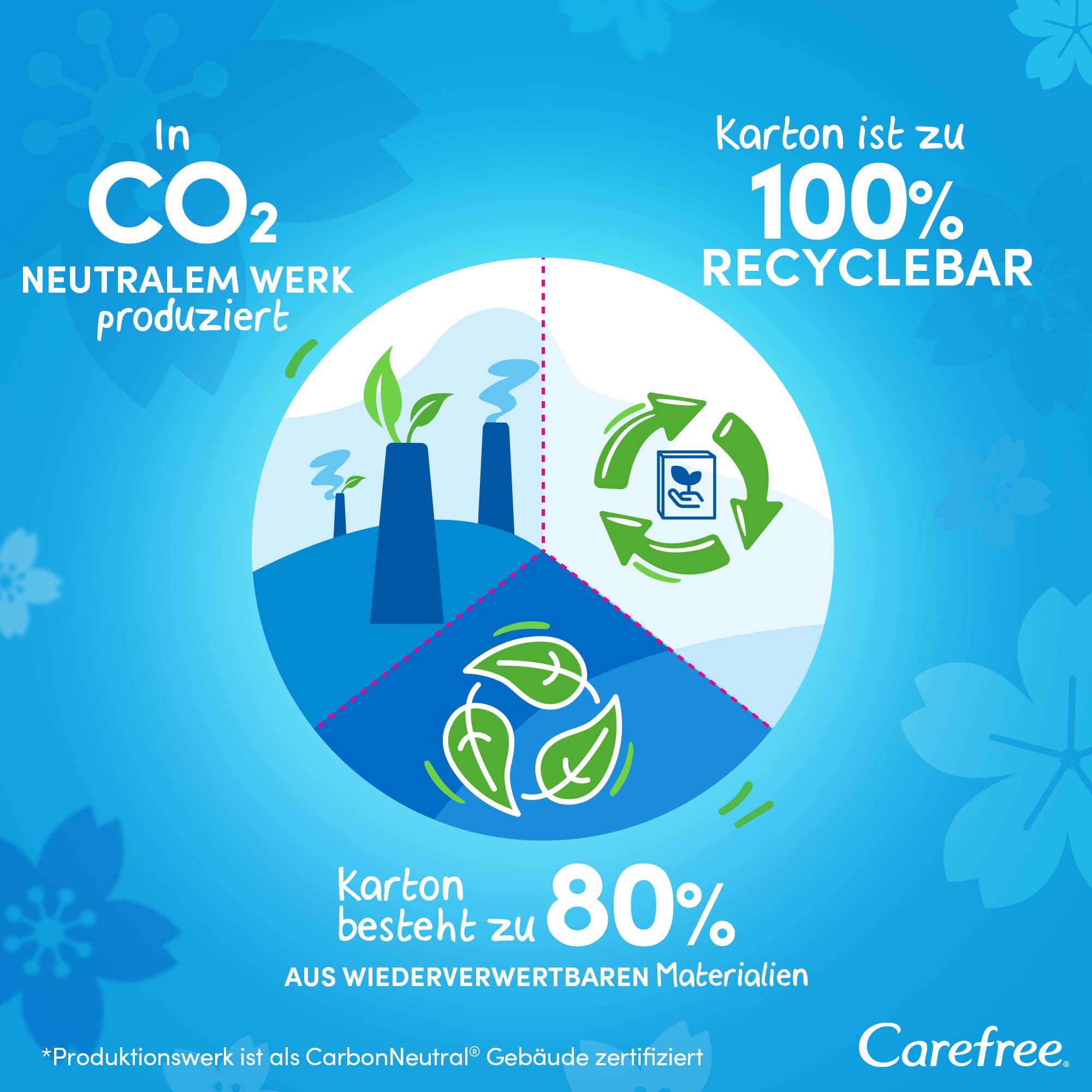 Carefree Wkładki higieniczne Cotton Feel Normal o świeżym zapachu, 100% oddychające dla długotrwałego uczucia świeżości, rozmiar normalny, 100 sztuk