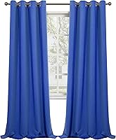 Vista 188 de MYSKY HOME - Cortinas opacas amarillas para sala de estar y dormitorio, cortinas de 84 pulgadas de largo, con ojales, cortinas de oscurecimiento