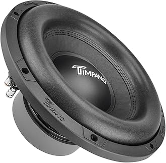 12 Inch Subwoofer D4 1200 Watts Max Power Dual 4 Ohm, Subwoofer Car Audio 12 Inch 14 mm Xmax, TPT-T1000-12 D4, 2.4 in Voice Coil, Deep Low Tones Sub Woofer for Car Audio Systems (Single)
