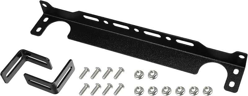 Suporte para montagem de radiador de óleo X AUTOHAUX em alumínio 330 mm – Kit
