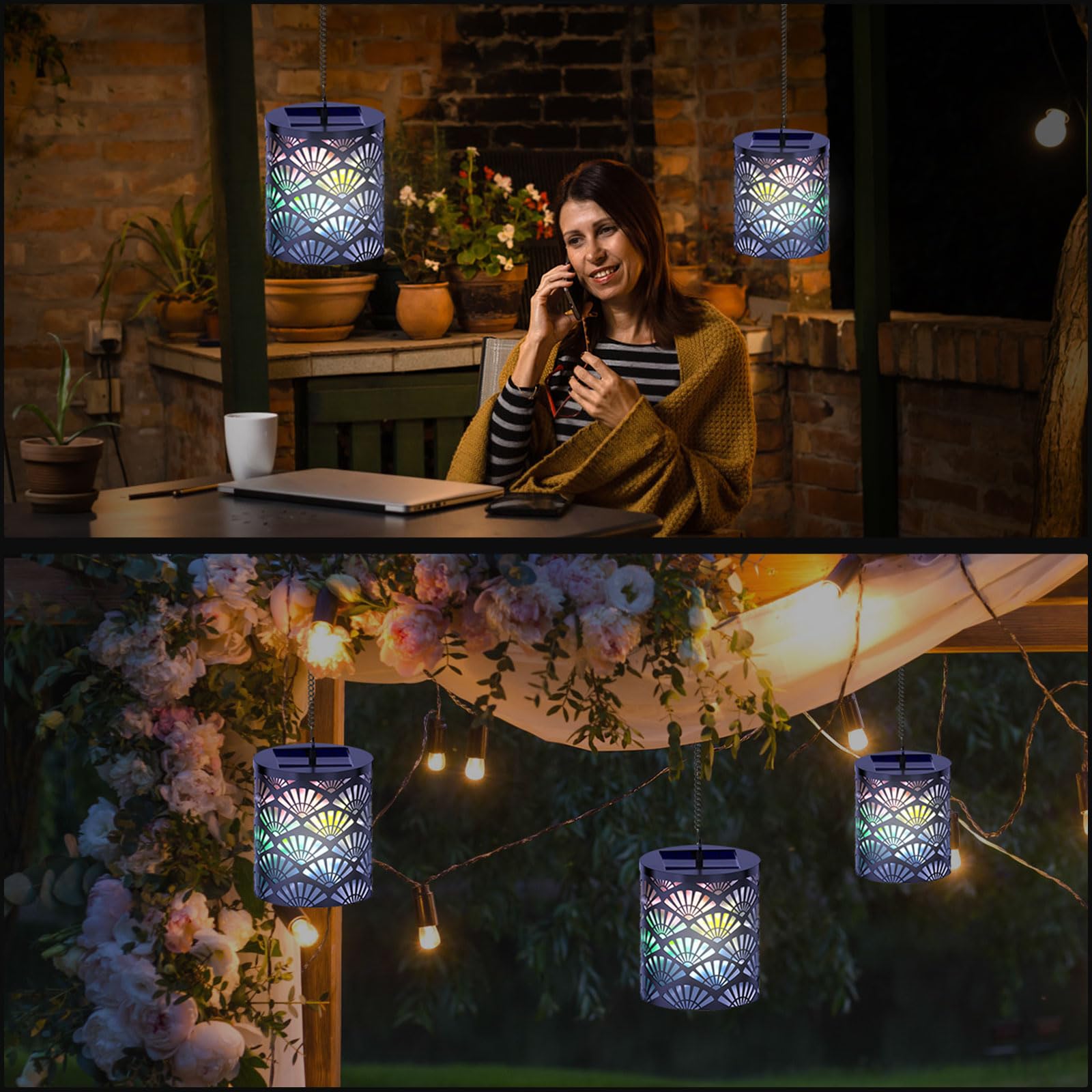 Lumière Extérieur pour Noël - Décoration Étoilée pour Jardin et Terrasse Festive