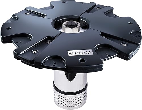 Miniatura 2 de HQUA -FS02 Fuente flotante grande de 110 V 14 HP OD  de 32 pulgadas con bomba de fuente de 9000 GPH cable de alimentación de 100 pies patrón clásico