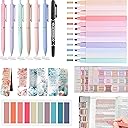 40 Pcs Bible Journaling Kit, Bible Study Kit for Women, Bible Journaling Supplies with Pastel Bible Highlighters and Tabs, Bible Pens,Sticky Notes, Bookmarks, All-in-One Christian Bible Study Supplies