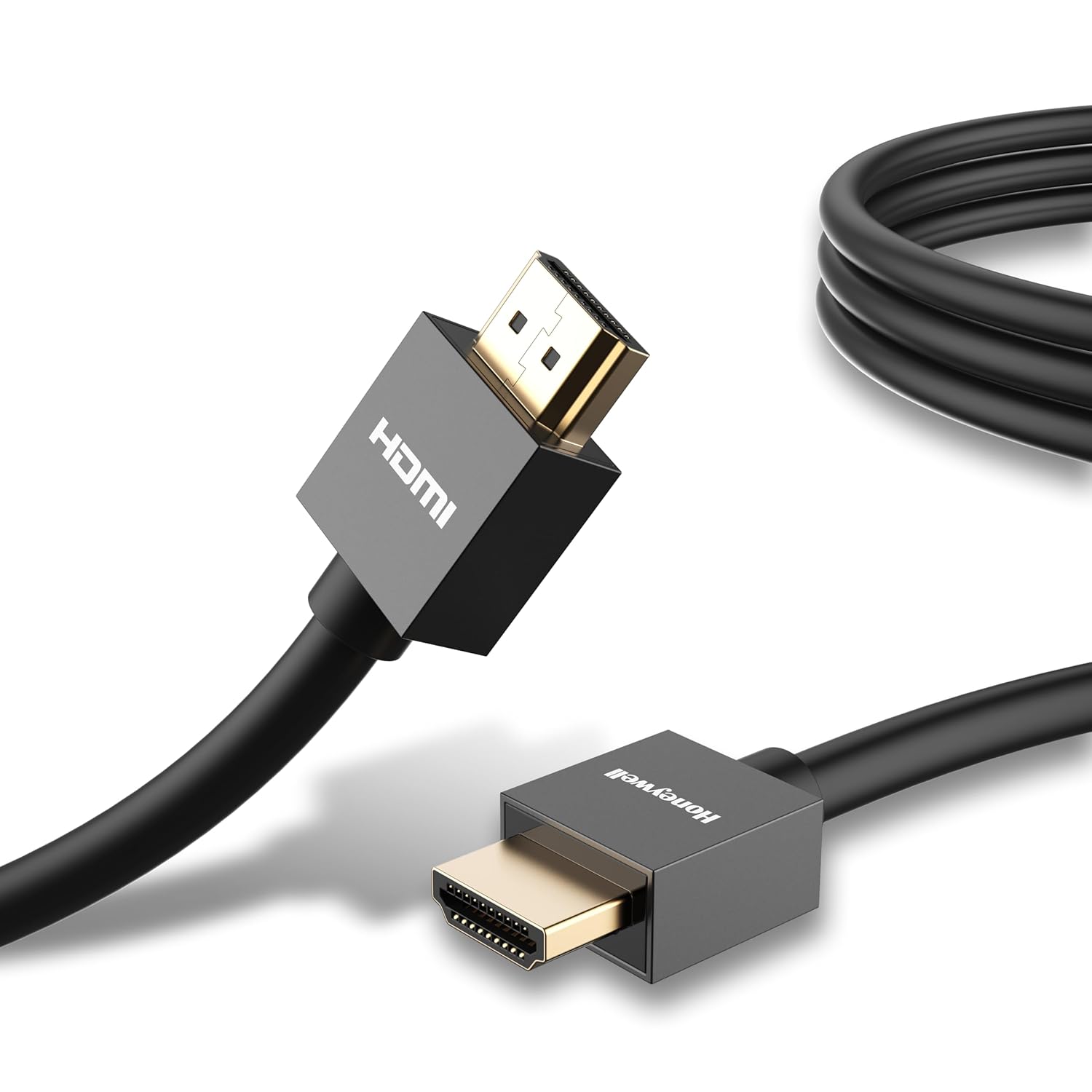 Honeywell HDMI Cable v2.0 with Ethernet, 3D/4K@60Hz Ultra HD Resolution, 2 Mtr, 18 GBPS Transmission Speed, High-Speed, Compatible with all HDMI Devices Laptop Desktop TV Set-top Box Gaming Console Honeywell HDMI Cable v2.0 with Ethernet, 3D/4K@60Hz Ultra HD Resolution, 2 Mtr, 18 GBPS Transmission Speed, High-Speed, Compatible with all HDMI Devices Laptop Desktop TV Set-top Box Gaming Console