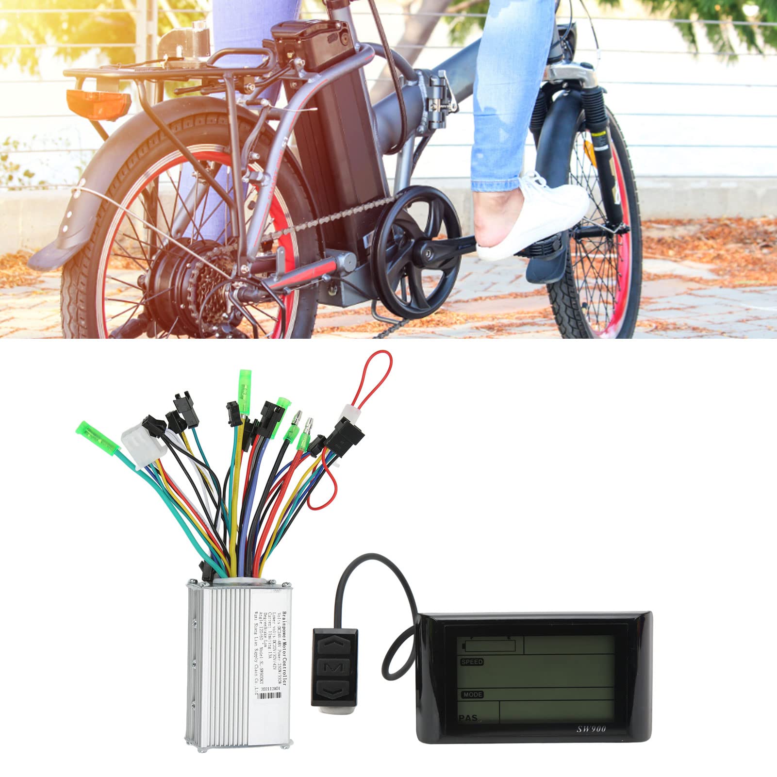 Contrôleur De Vitesse Moteur Sans Balais Pour Vélo électrique – 24-48V Avec écran LCD – Neuf