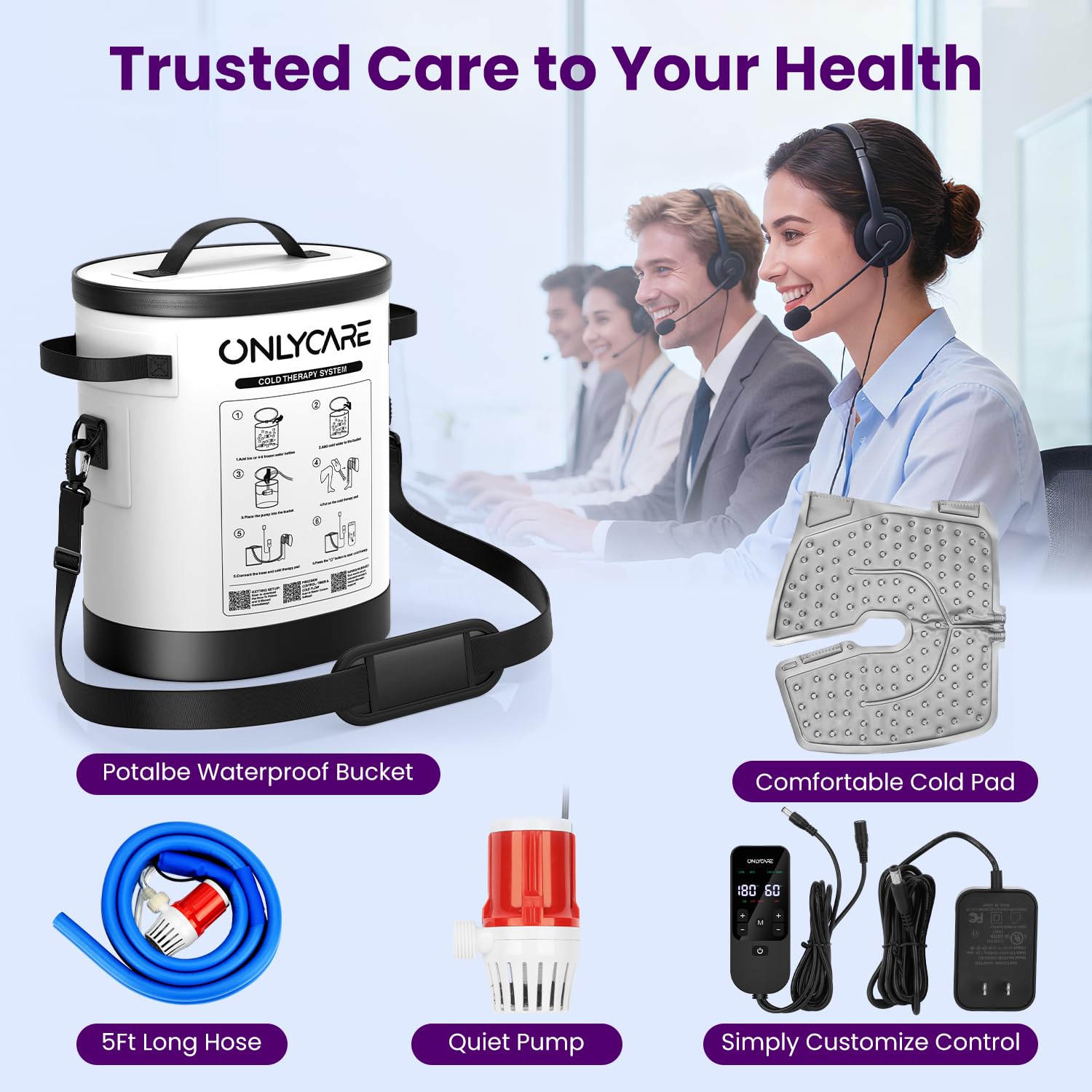ONLYCARE Ice Machine - Knee Pain Relief -8 ONLYCARE Ice Machine - Knee Pain Relief -8