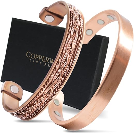 Coppervast Arthritis Bracelets Set of 2