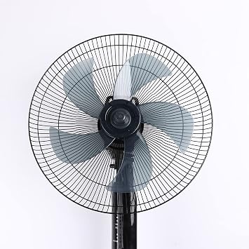 12/14 Inch Universal Plastic Fan Blade with Nut Cover Replacement Accessories for Household Standing Pedestal Fan Table Fanner Gray B 12 Inch