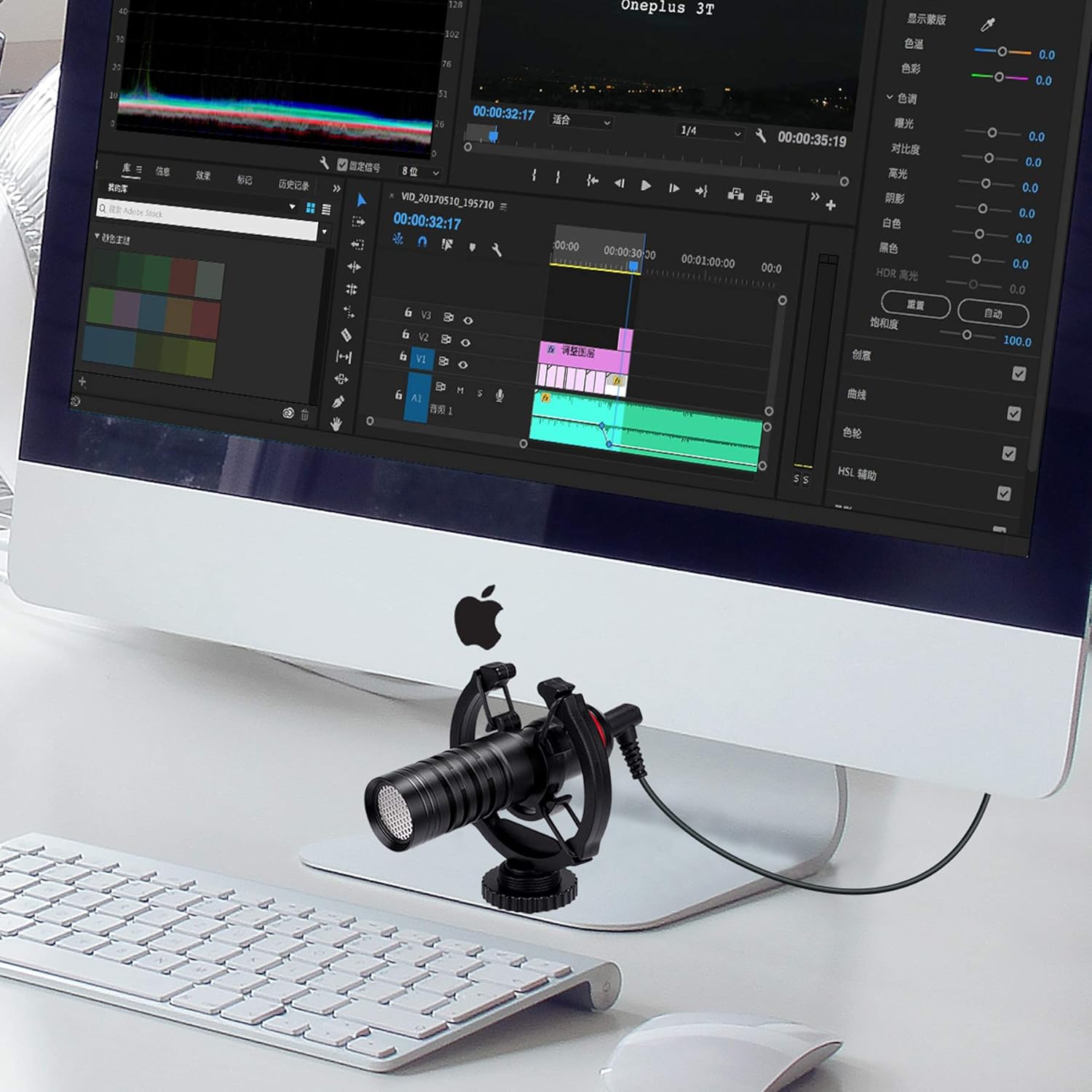 Hоttеѕt Sаlе Shockproof Hi-Density Hi-Fidelity Cardioid Camera Microphone Mini External Streaming Gaming Computer Condenser Microphones Youtube Tiktok Mic Compatible with iPhone Android Smartphone Canon Nikon Sony