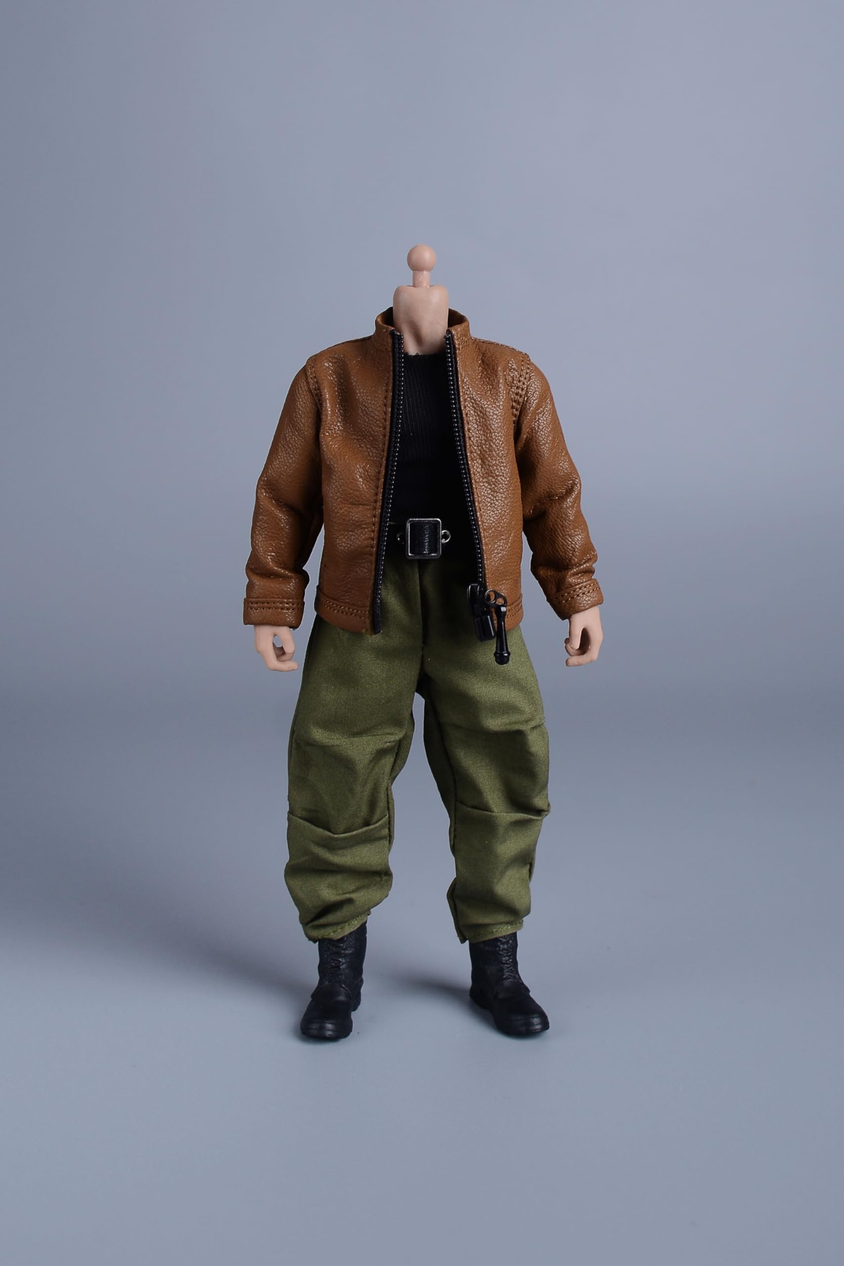 1/6 男性素体フィギュア ライダースジャケット レザーパンツ ブーツ 革ジャン 1/6 男性素体フィギュア ライダースジャケット レザーパンツ