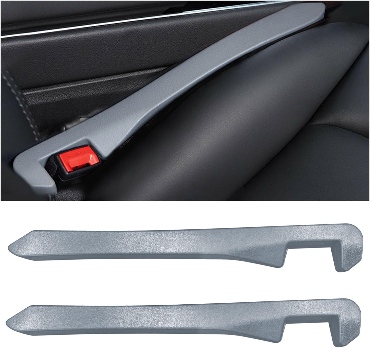Augeny 2PCS Car Seat Gap Filler, Leather Seat Gap Plug to