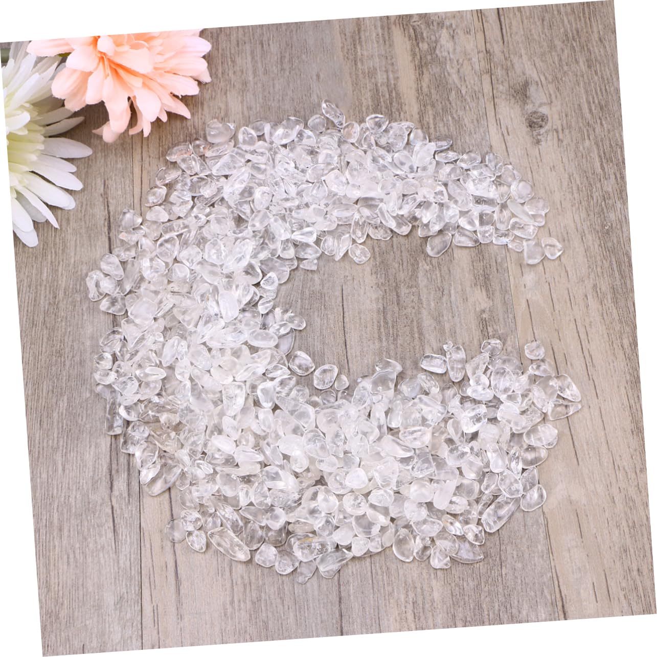 ERINGOGO Purified Crystal Gravel 400g Natural Stones for Aquariums Garden Decor