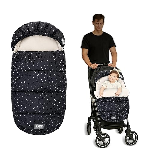 LAT - Saco de dormir para bebé, universal, saco de dormir para cochecito para clima frío, saco impermeable para niños pequeños (desmontable,