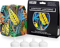 Vista 1 de MODGY Faroles luminarios portavelas decorativo para interiores y exteriores, faroles para decoración de centros de mesa de boda, patio exterior