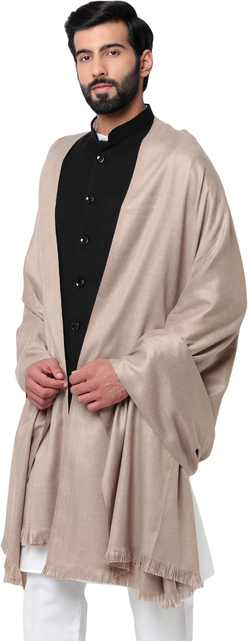 Weavers Villa Men's Plain Woollen Dhariwal Lohi/Shawl [50" X 100"]