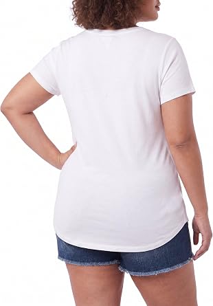 Torrid Women's Plus Size Girlfriend Signature Jersey V-Neck Tee