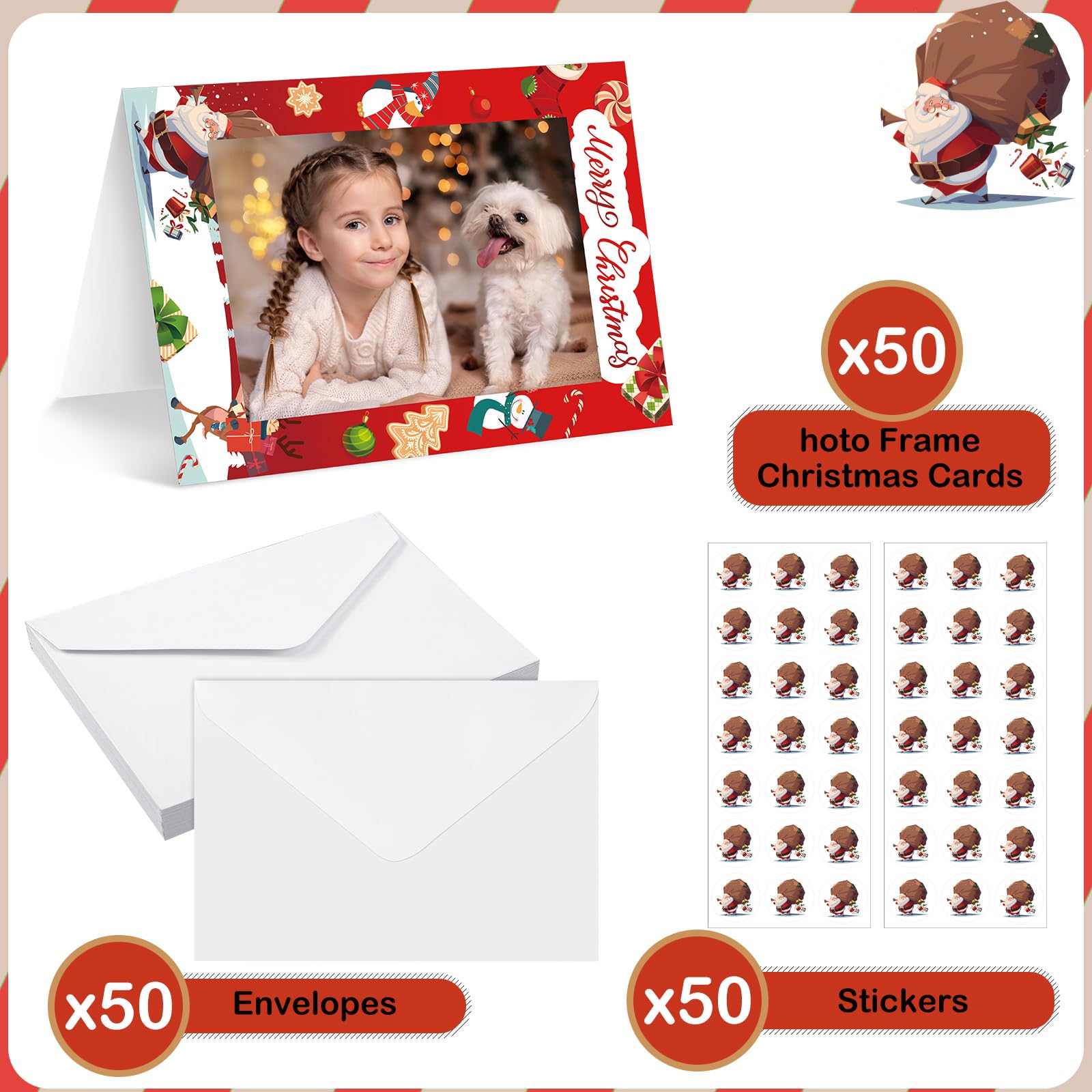 amazon-com-cholemy-50-sets-christmas-photo-frame-greeting-cards-with-envelopes-and-stickers-fits-4-x-6-photo-insert-christmas-cards-holiday-photo-frame-for-christmas-holiday-present-office-products