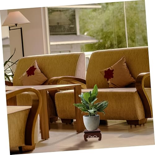 Miniatura 4 de Estante de exhibición de plantas con base de Buda antigua, estante elevador de plantas, soporte de exhibición para plantas, soporte para plantas en