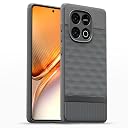 Pikkme Back Cover for iQOO Neo 10 5G / Vivo Y300 GT 5G Soft Grip 3D Hexa Cube Texture Silicone Bumper Case (Grey) gallery image