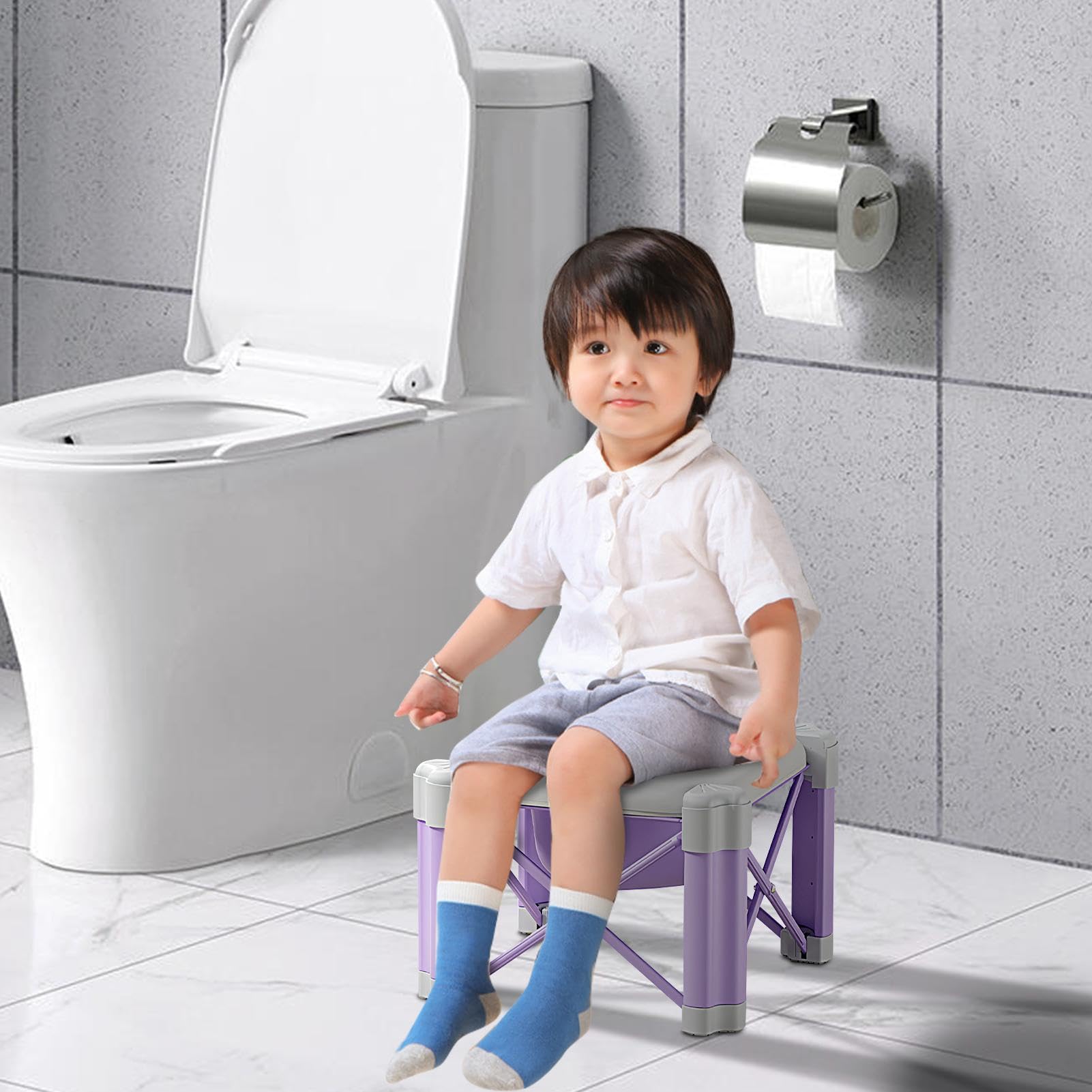 Vasino da viaggio per bambini, vasino da viaggio per auto, sedile WC