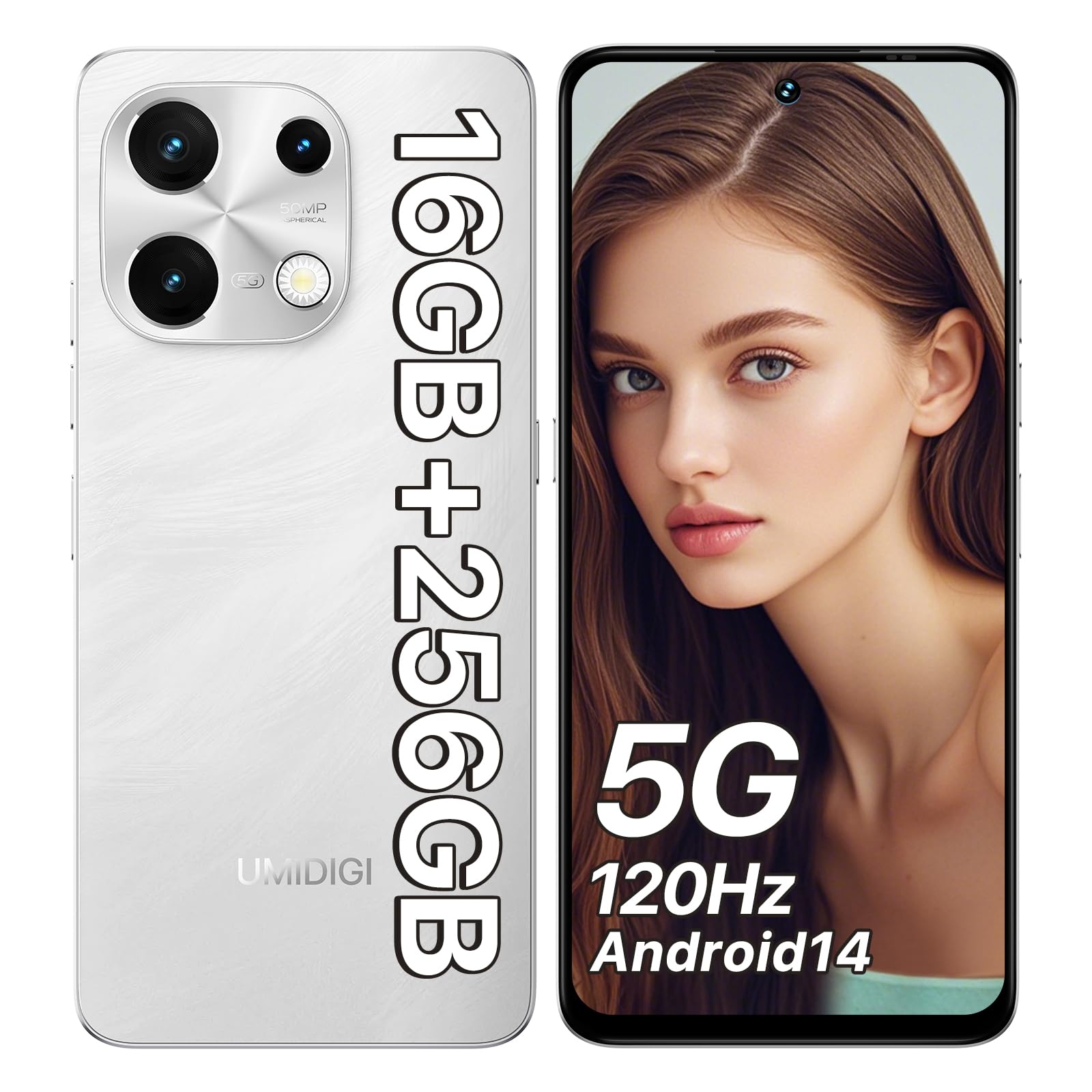 Amazon | UMIDIGI Note 100 5G スマホ 16GB+256GB/1TB拡張 Android 14