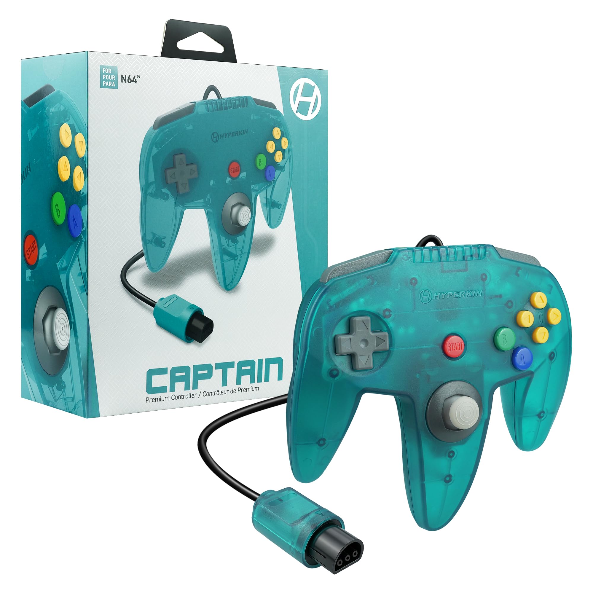 Amazon.co.jp: Hyperkin「Captain」プレミアムコントローラー N64用