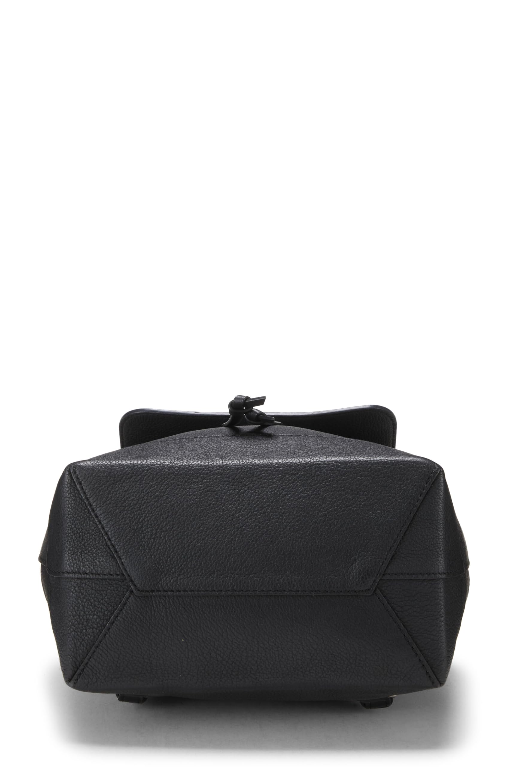 Louis Vuitton, Pre-Loved Black Leather Lockme Backpack, Black