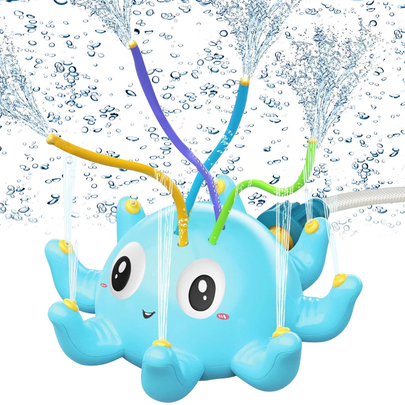 Juegos de Agua para Niños Exterior,Juegos Piscina para Niños Juguete Niño 3 4 5 6 7 8 9 10 Años,Aspersor Infantil con Forma de Pulpo Juguetes de Agua para Niños,para Jardín Patio Césped al Aire Libre