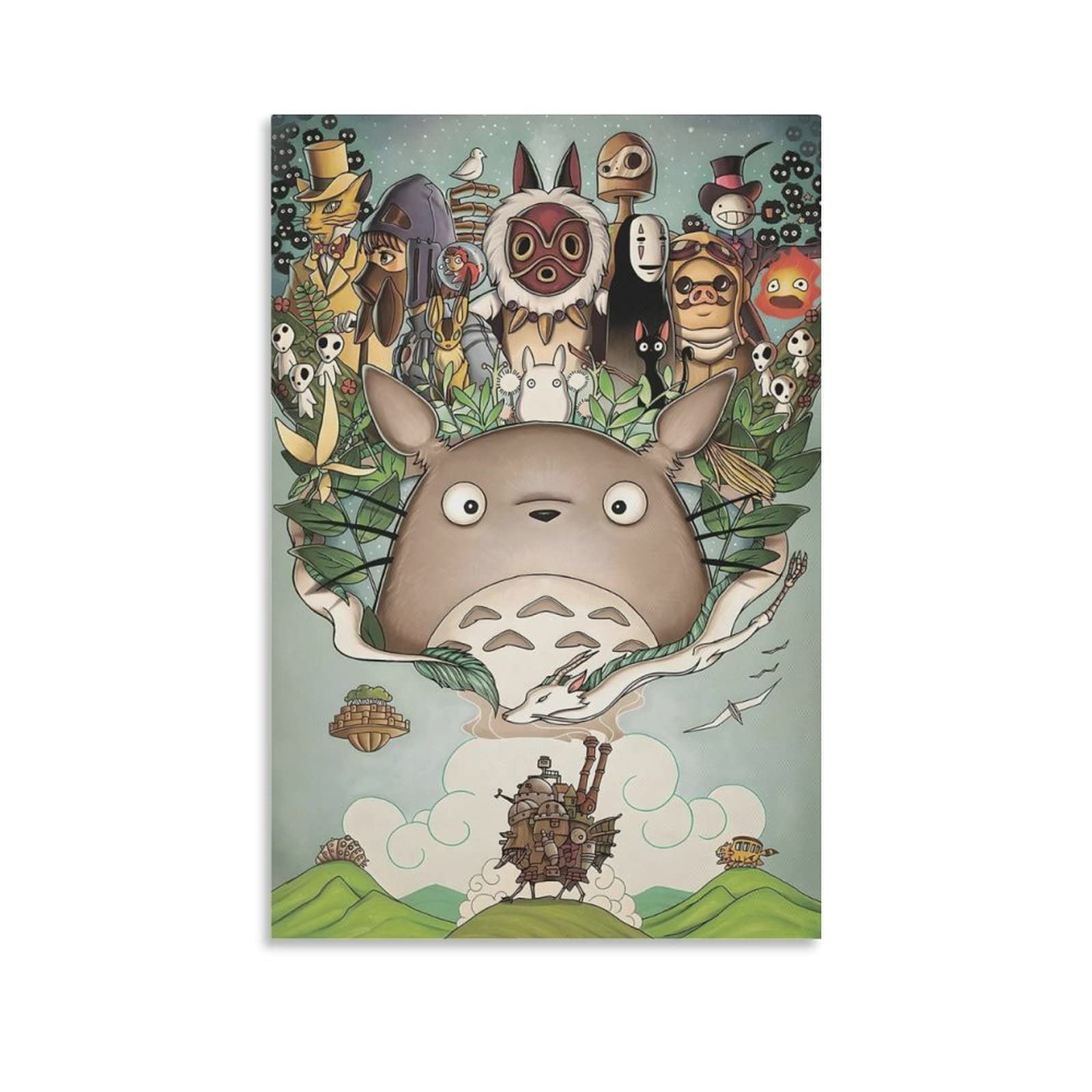 オールドール2001キャンペーン　リゾートアートミラー Amazon.co.jp: FIU 日本アニメ トトール ポスター 装飾絵画