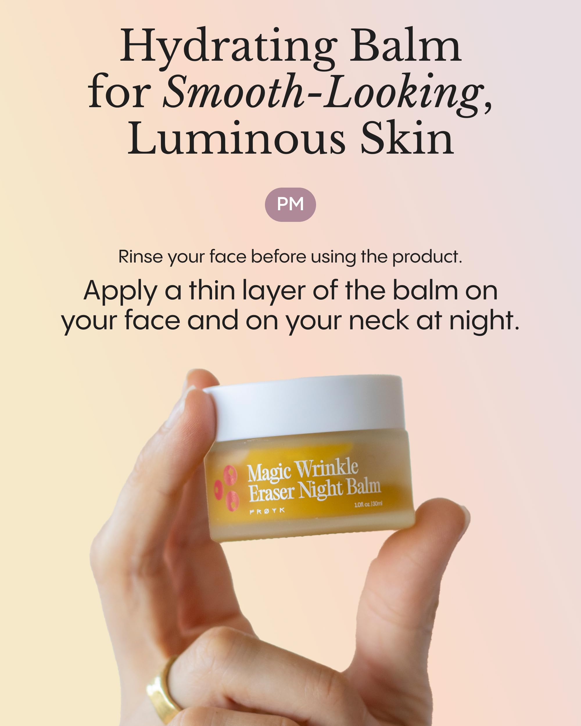 Amazon.com: FRØYA Organics Magic Wrinkle Eraser Night Balm | Renew