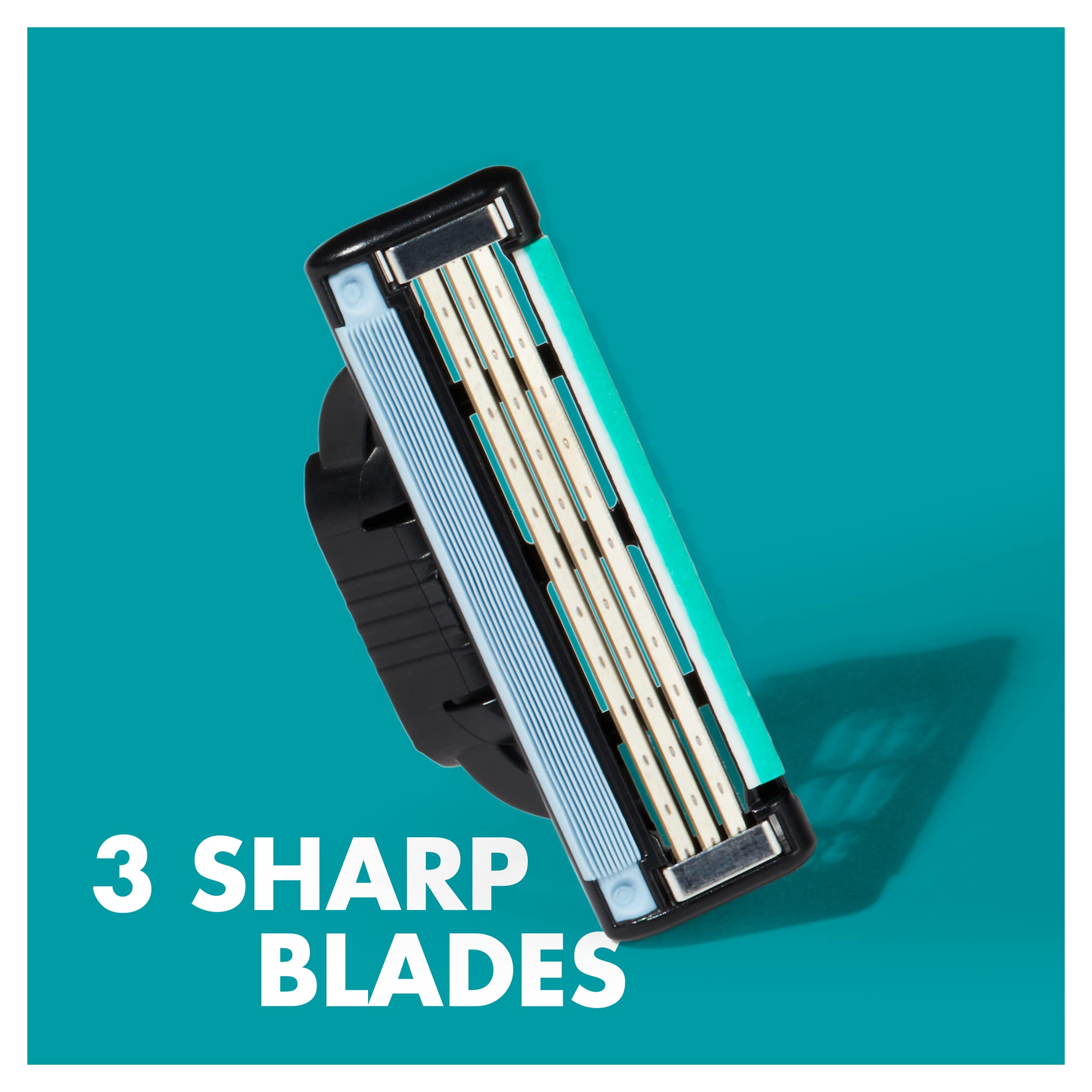 Gillette Mach3, Lame di rasoio da uomo, Confezione da 8 ricariche, XL [La confezione può variare]
