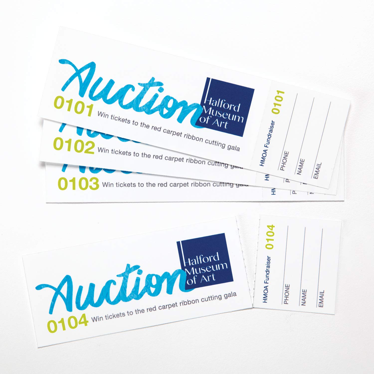 Buy Avery Blank Printable Tickets, Tear-Away Stubs, Perforated Raffle ...