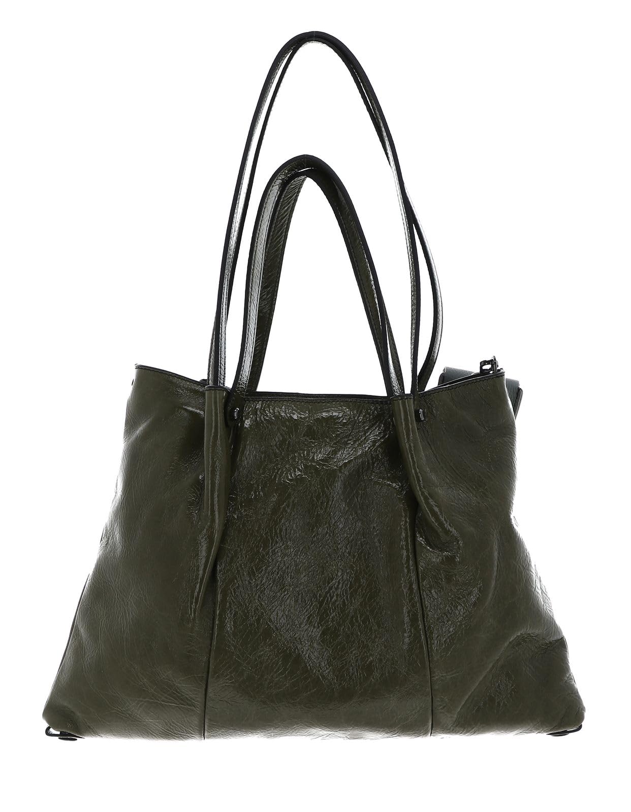 Gabs Pelle borsa a tracolla Sashi Naplak Black Shoulderbag Verde Oliva