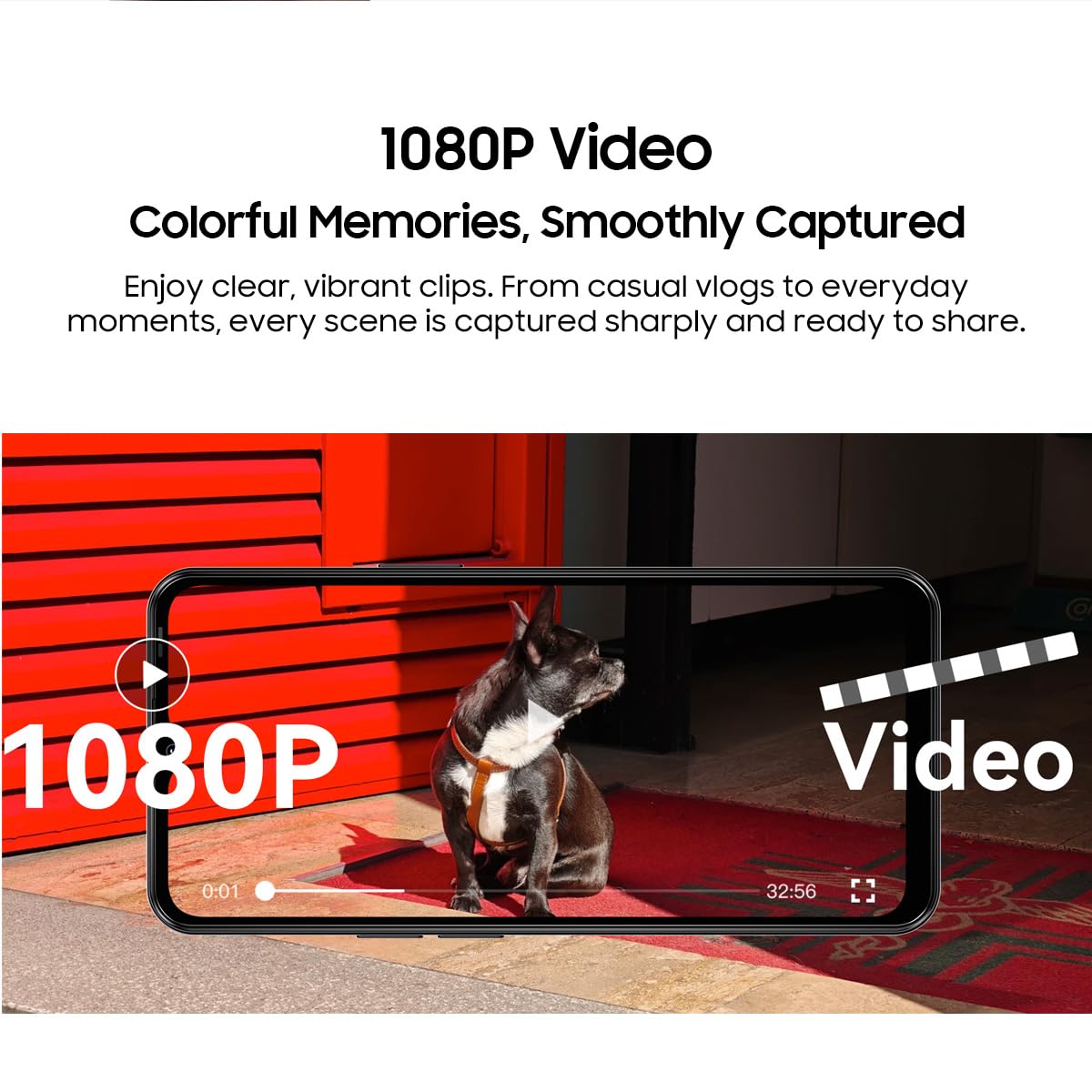 Blackview Wave 7C 4G Smartphone Offerte, Display 6,56'' HD+, 16GB+128GB (Esterna 2TB), Creatore AI Foto & Video, 32MP+13MP, Video 1080P, 3 Slot per Schede, Android 16 Dual SIM Cellulare, GPS Nero