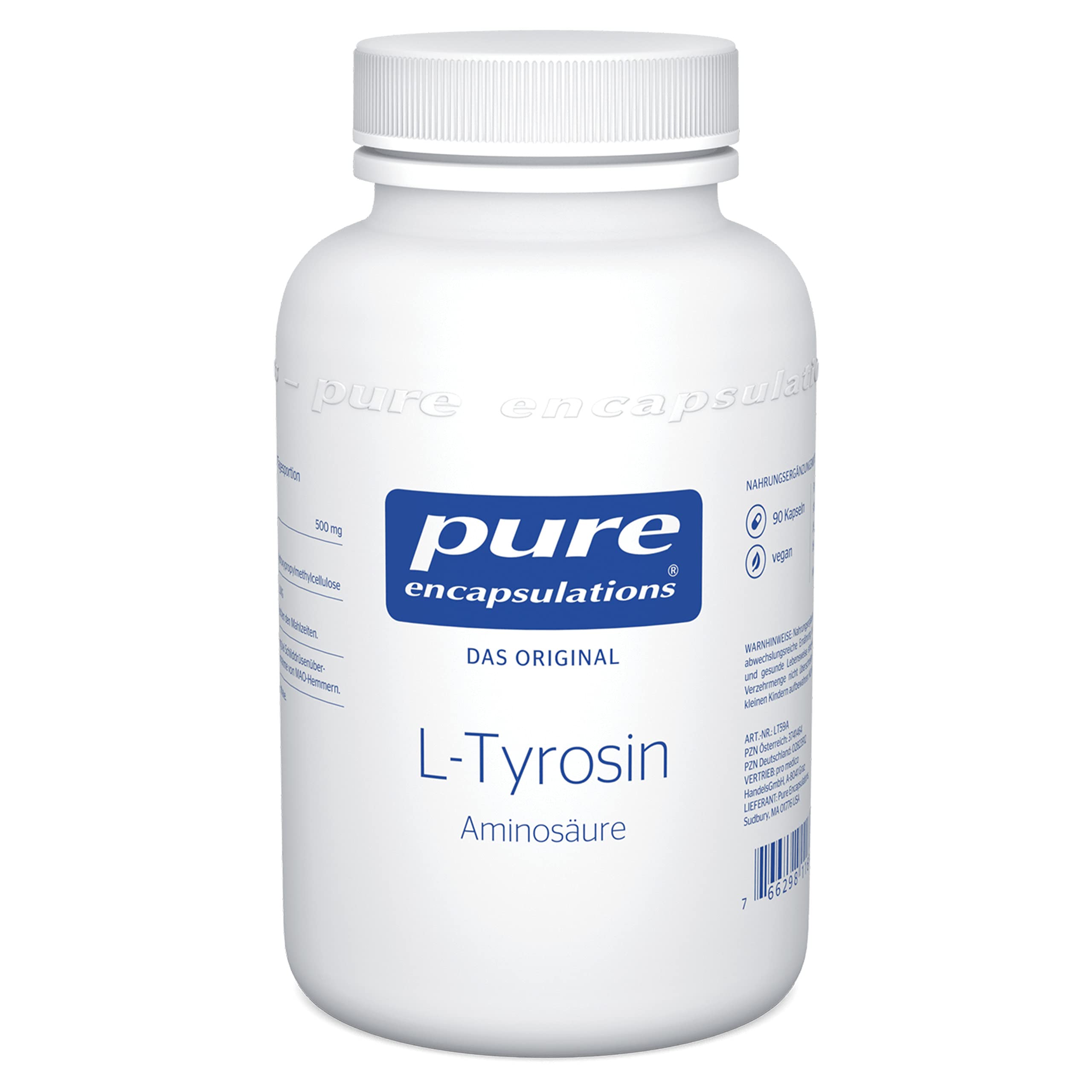 Pure Encapsulations L-Tyrosin – 90 Kapseln