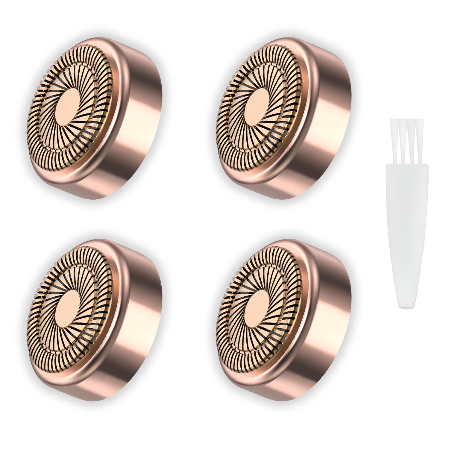 Generation 2 Replacement Heads for Flawless Facial Hair Remover, Replacement Blades for Finishing Touch Flawless Hair Removal, Women's Facial Hair Remover Replacment Heads Generation 2 (4 Packs)