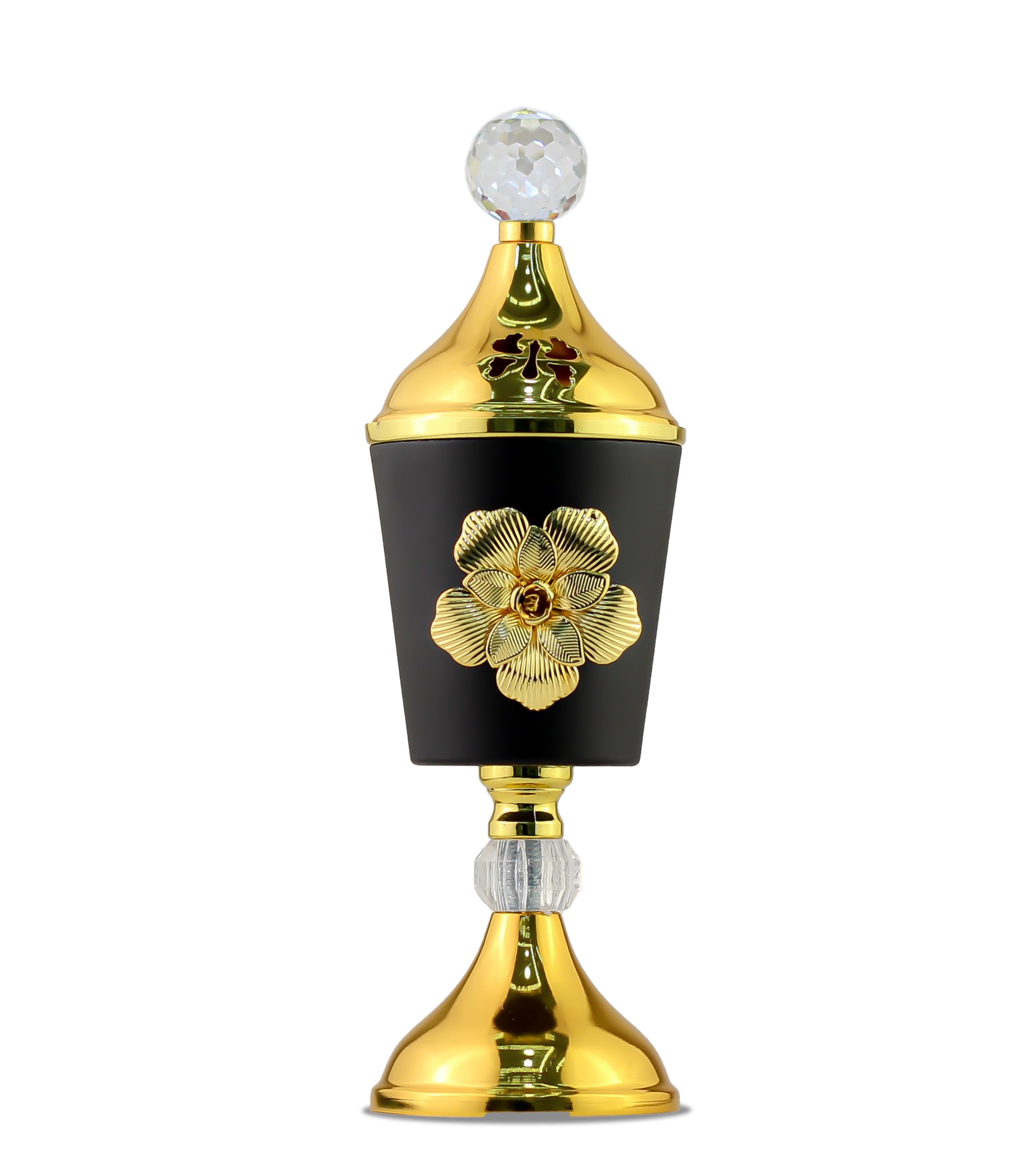 Mobigon Charcoal Incense Burner, Bakhoor Burner, Oud Frankincense Incense Burner, Vintage Arabic Burner, Suitable For Arabian Oud, Yoga, Spa and Aromatherapy, Office & Home Decor (style 14)