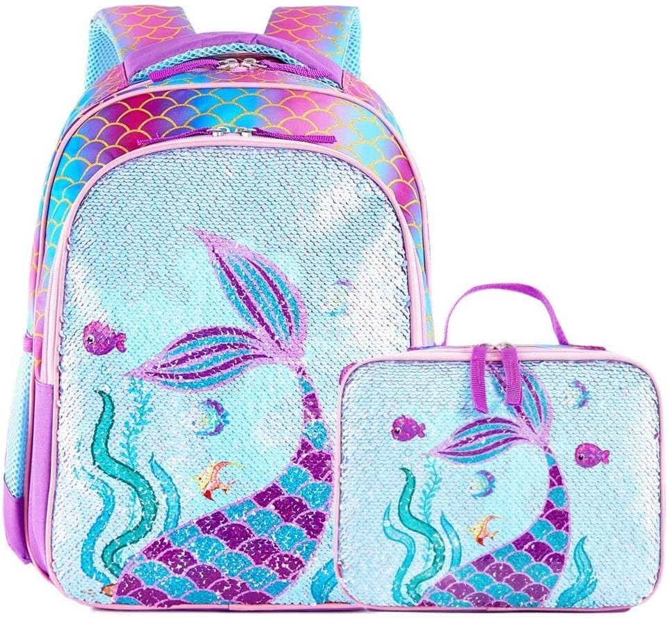 Sac à dos d'école réversible Sequin Sac à dos Guadeloupe Ubuy