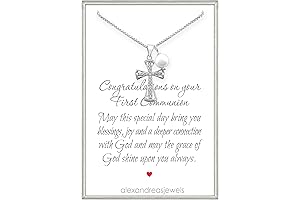 Sterling Silver Cross Necklace: A Treasured Keepsake for First Communion