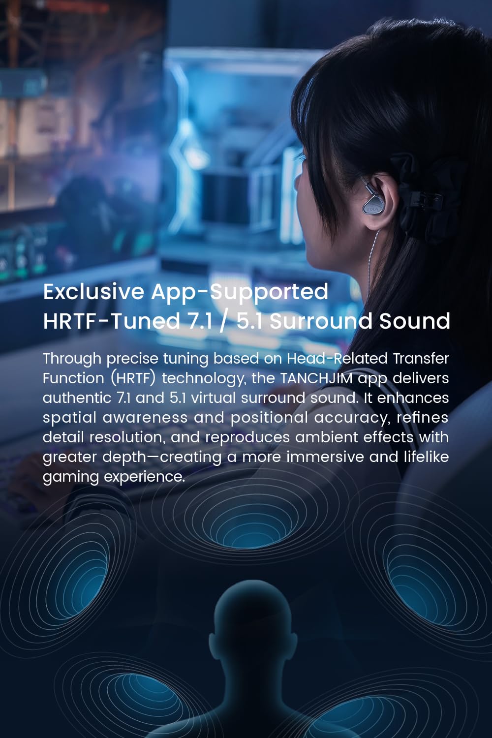 TANCHJIM Fola Single Dynamic HiFi IEM słuchawki douszne monitory instrumenty muzyczne popularne wokale słuchawki