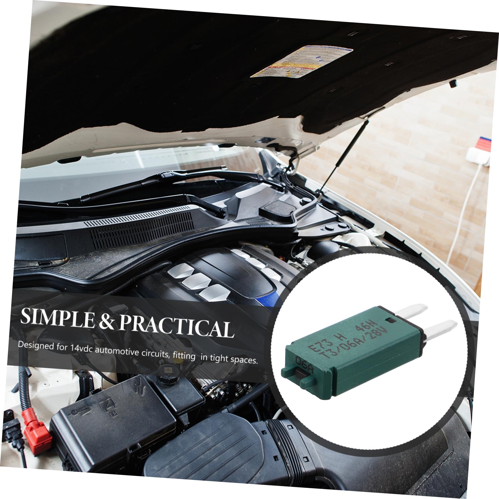 8pezzi Fusibili Auto Basso Profilo Kit per Camper e Navi Assortimento Misto da Mini e Standard per Auto e Camion