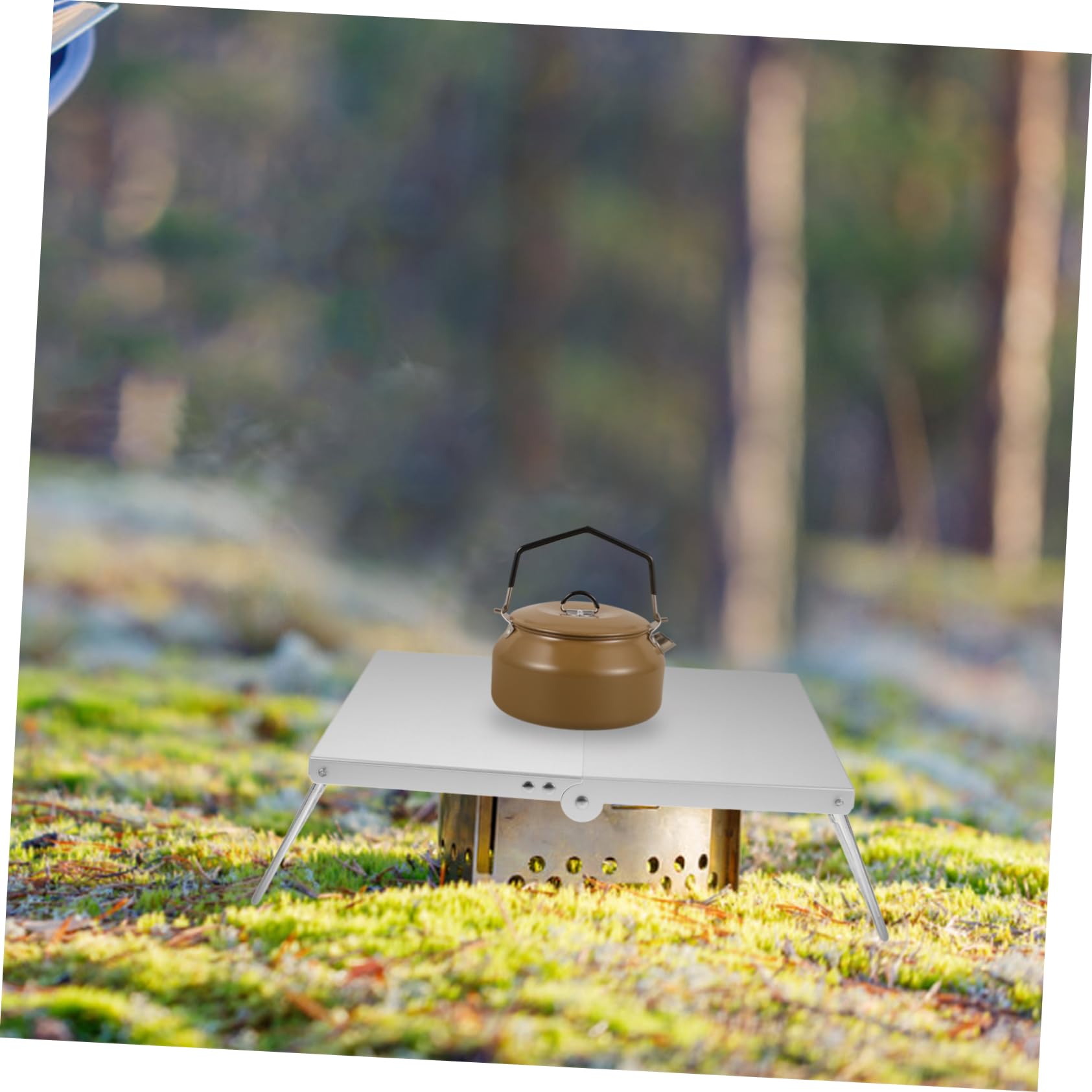 Toyvian Tavolo Mini per Attività Outdoor per Picnic e Barbecue Facile Trasportare e Riporre Tavolo Portatile per Spiaggia
