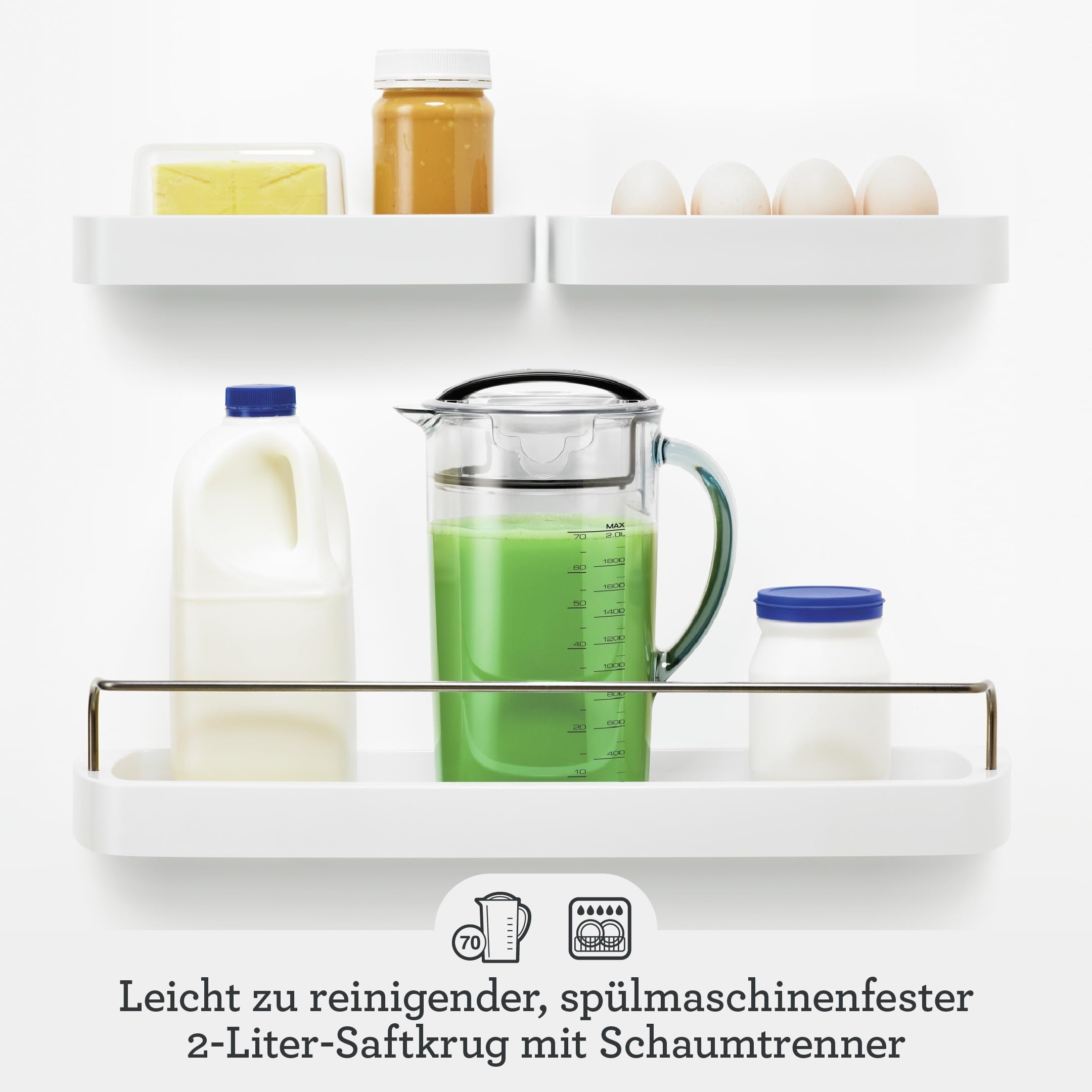 Sage - The Nutri Juicer Cold - Entsafter für Obst und Gemüse - Cold-Spin-Technologie, Hohe Saftausbeute, Extrabreiter Einfüllschacht, Einfach zu Reinigendes Sieb, 1250W Motor, 2L Saftkrug - Silber
